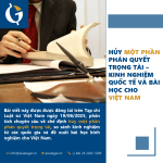 Huy mot phan phan quyet trong tai